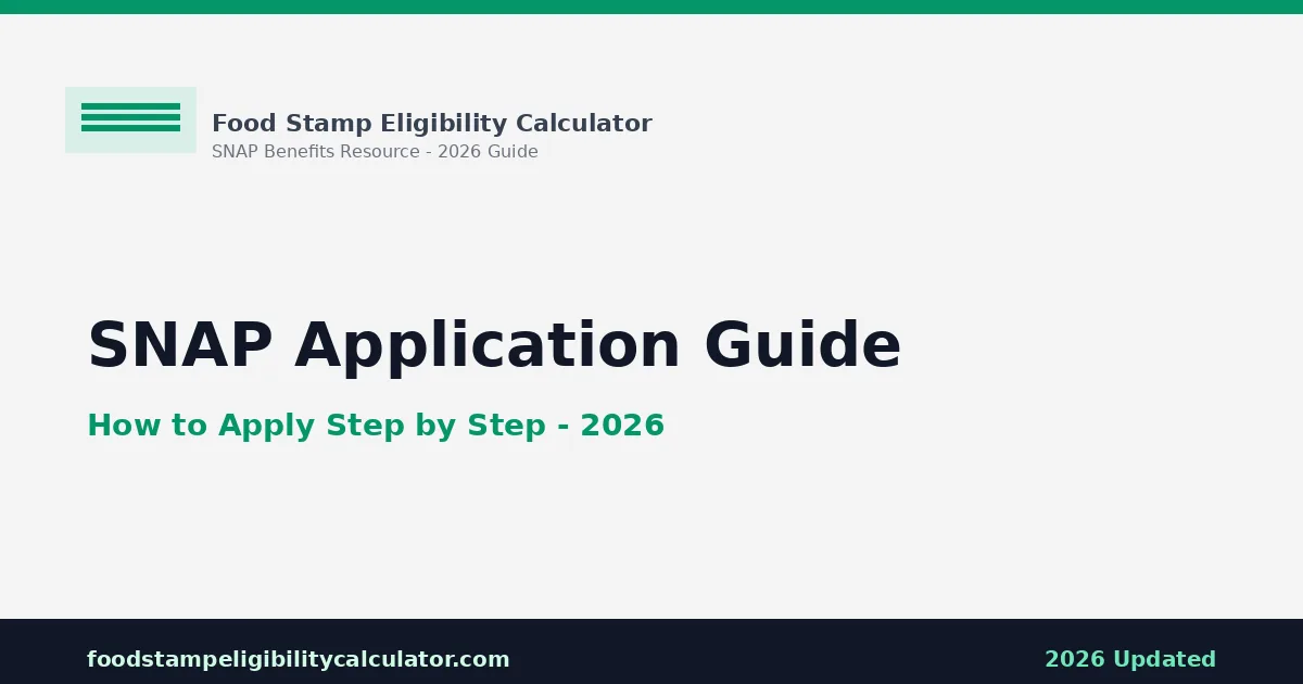 SNAP Application Guide: Apply one step at a time